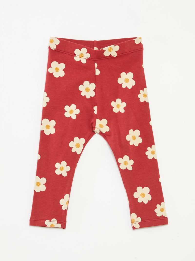 Leggings compridas de fantasia Vermelho - Kiabi