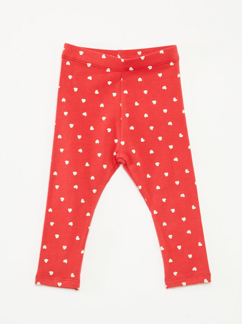 Leggings compridas de fantasia Vermelho - Kiabi