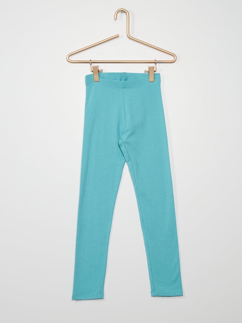 Leggings compridas e elásticas AZUL - Kiabi