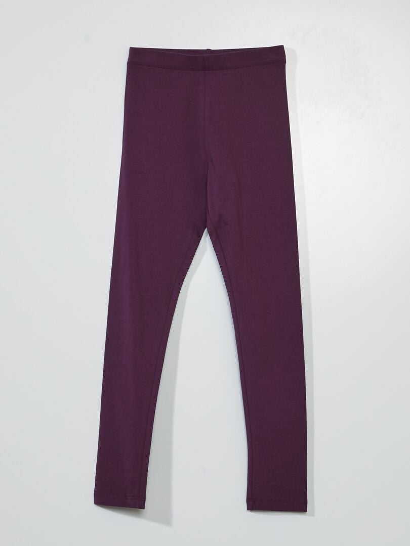 Leggings compridas e elásticas É AMEIXA - Kiabi