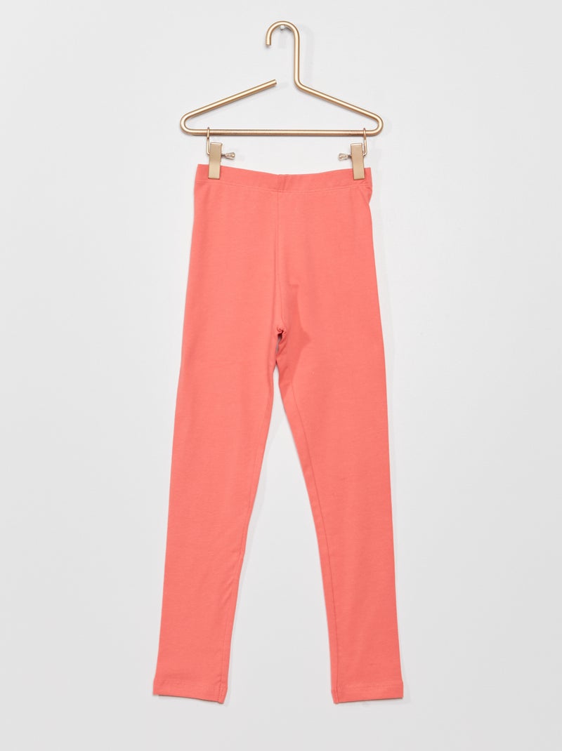 Leggings compridas e elásticas Rosa - Kiabi