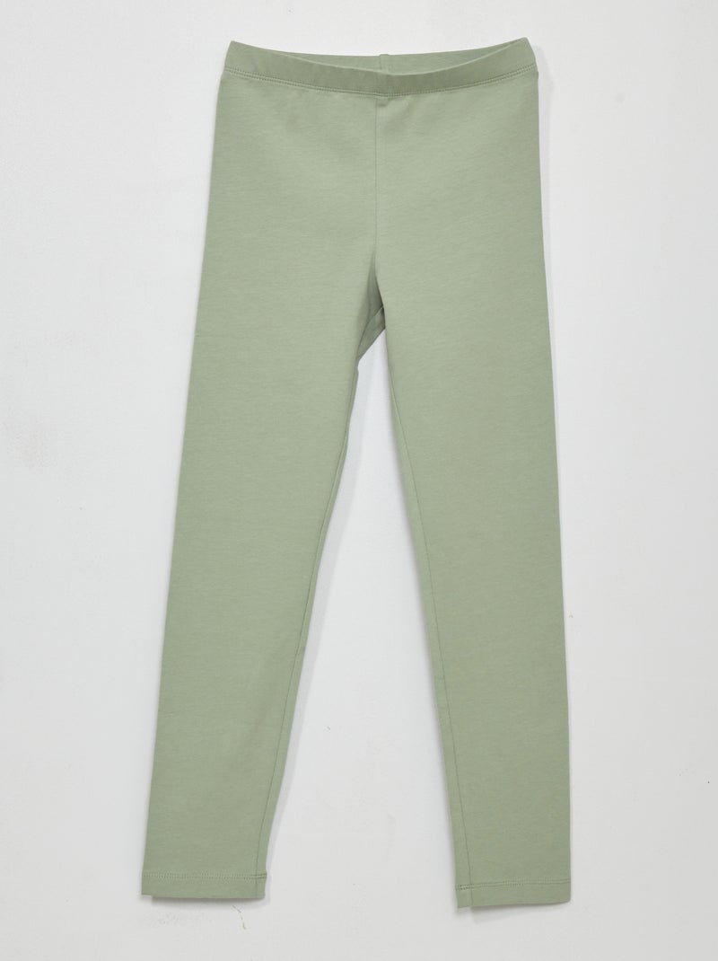 Leggings compridas e elásticas VERDE - Kiabi