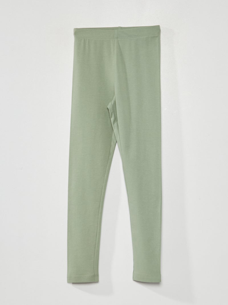 Leggings compridas e elásticas VERDE - Kiabi