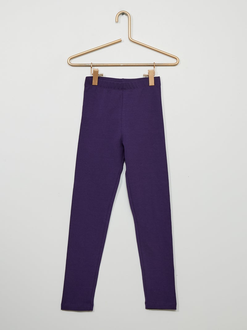 Leggings compridas e elásticas Violeta - Kiabi