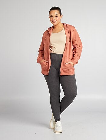 Leggings compridas em algodão