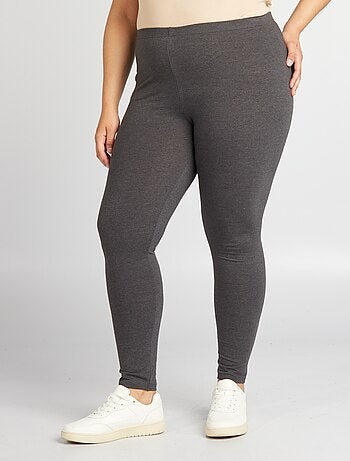 Leggings compridas em algodão