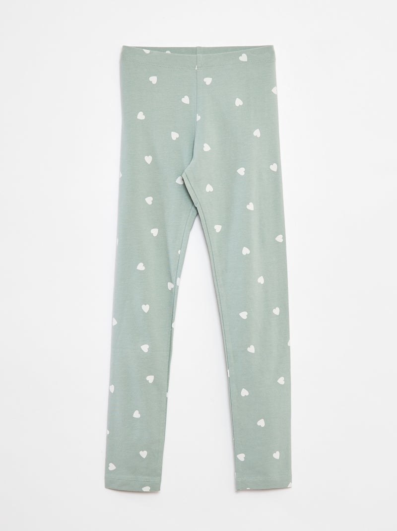Leggings compridas em jersey Azul - Kiabi