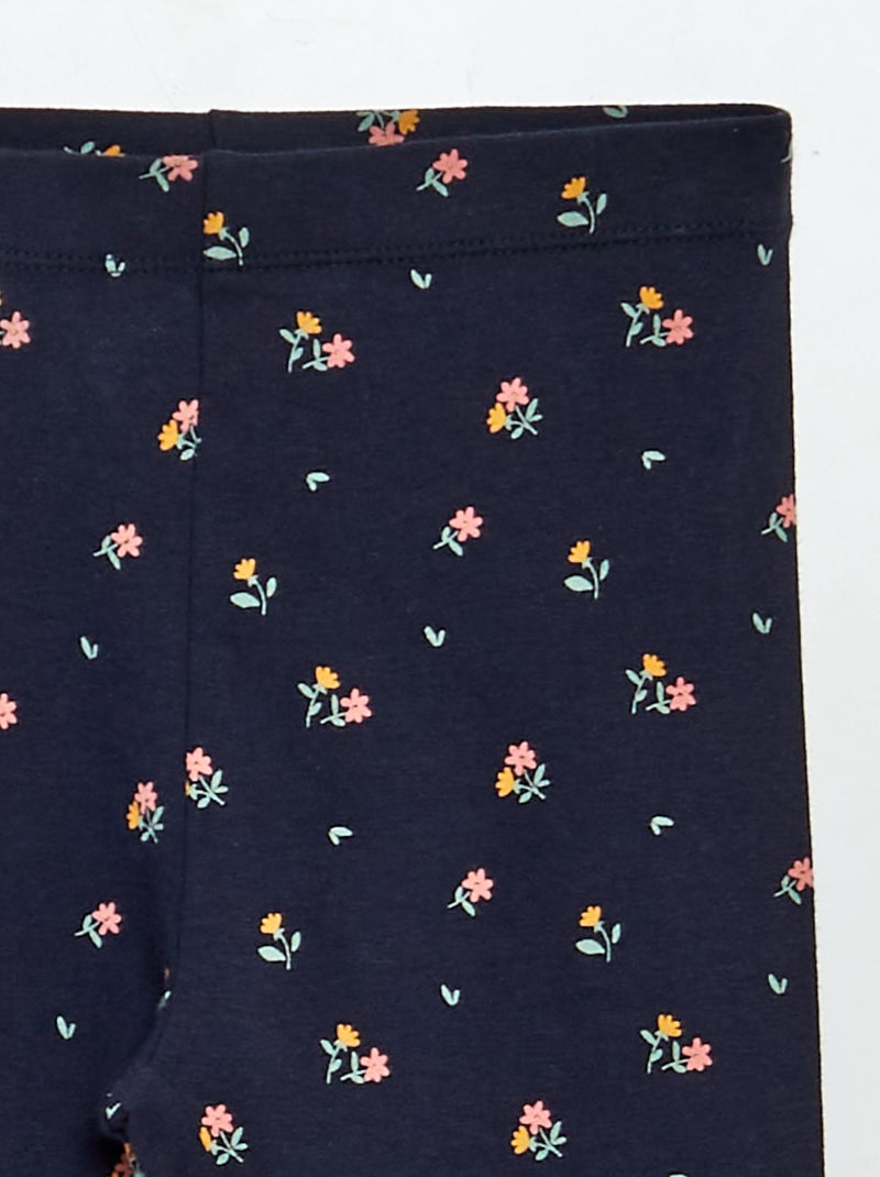 Leggings compridas em jersey AZUL - Kiabi