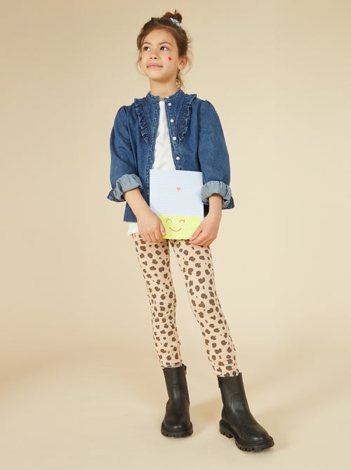Leggings compridas em jersey - Kiabi