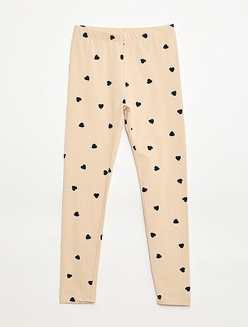 Leggings compridas em jersey