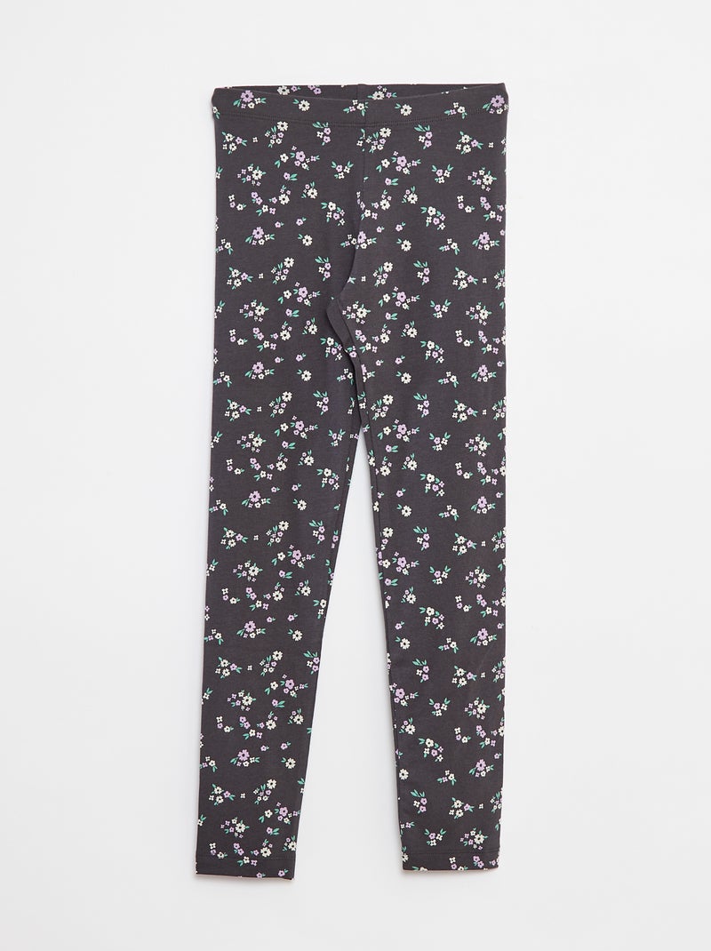Leggings compridas em jersey Cinza - Kiabi