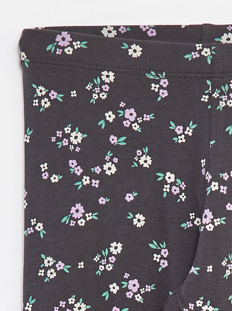 Leggings compridas em jersey Cinza - Kiabi