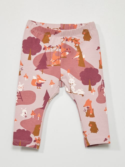 Leggings compridas em jersey - Kiabi