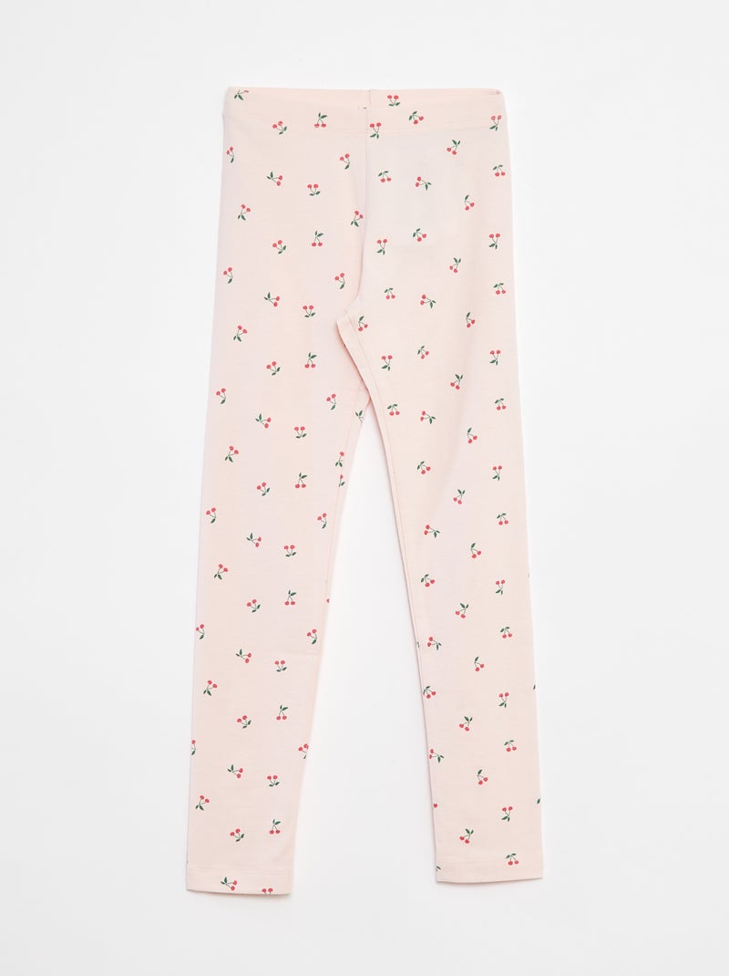 Leggings compridas em jersey Rosa - Kiabi