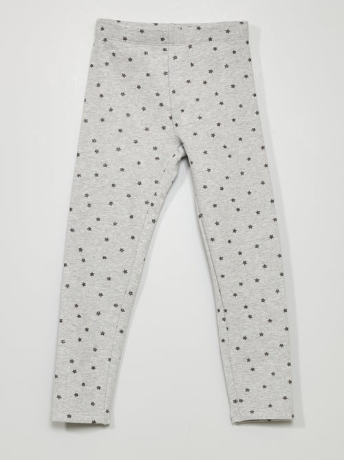 Leggings compridas em moletão - Kiabi