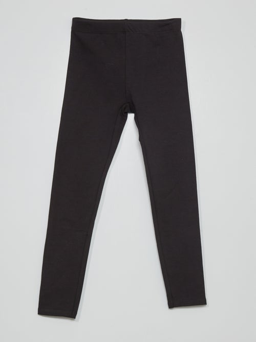 Leggings compridas em moletão - Kiabi