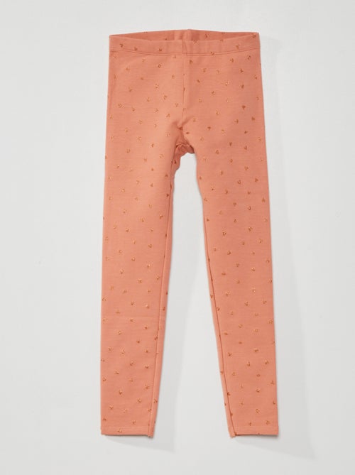 Leggings compridas em moletão - Kiabi