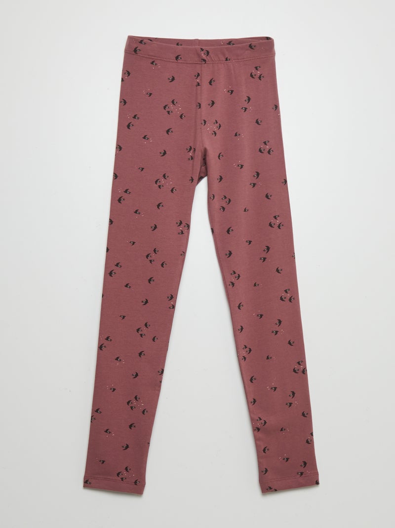Leggings compridas estampadas ROSA - Kiabi
