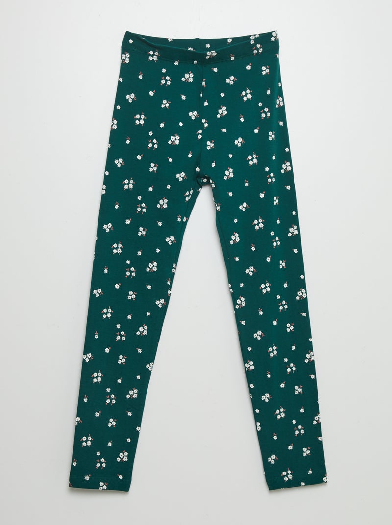 Leggings compridas estampadas VERDE - Kiabi
