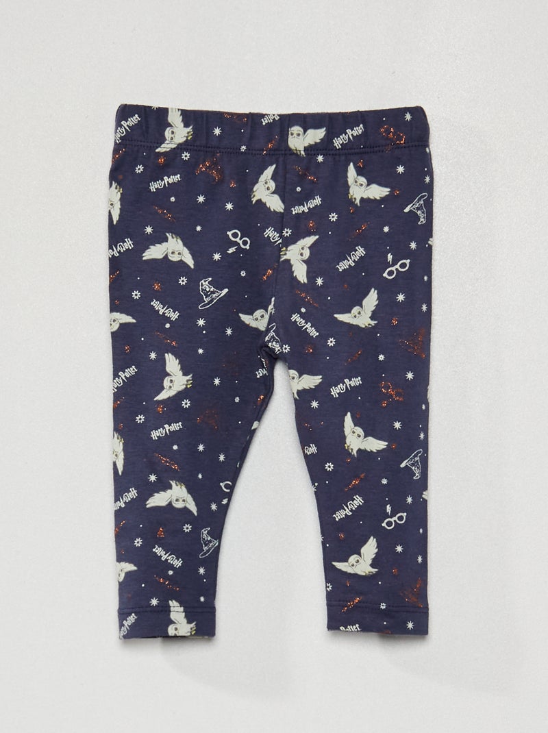 Leggings compridas 'Hedwige' 'Harry Potter' Azul Marinho - Kiabi