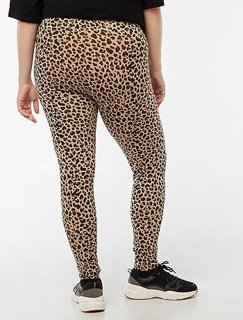 Leggings compridas leopardo
