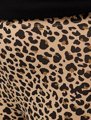 Leggings compridas leopardo