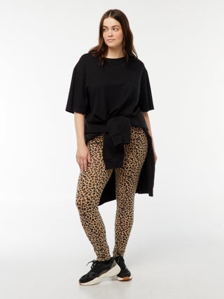 Leggings compridas leopardo