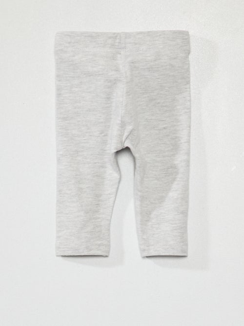 Leggings compridas lisas em malha jersey - Kiabi