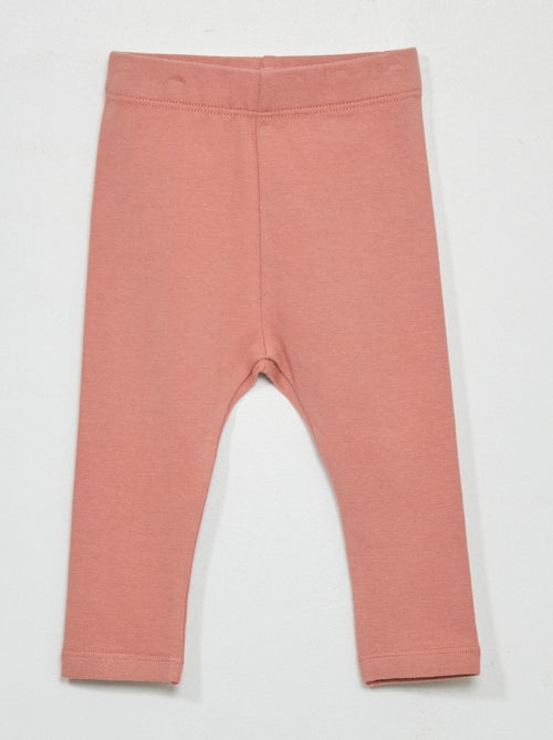 Leggings compridas lisas em malha jersey - Kiabi