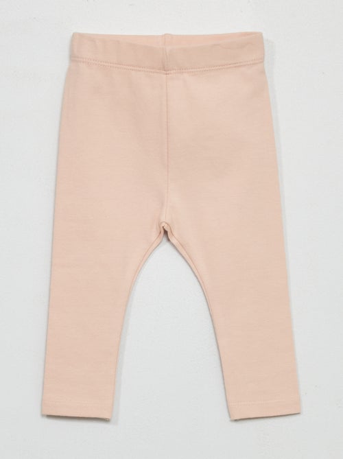 Leggings compridas lisas em malha jersey - Kiabi