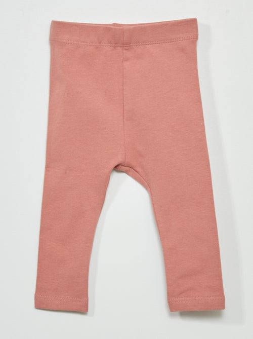 Leggings compridas lisas em malha jersey - Kiabi