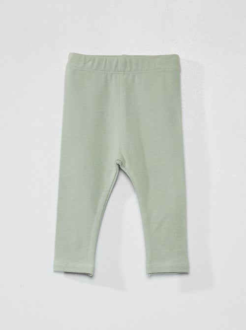 Leggings compridas lisas em malha jersey - Kiabi