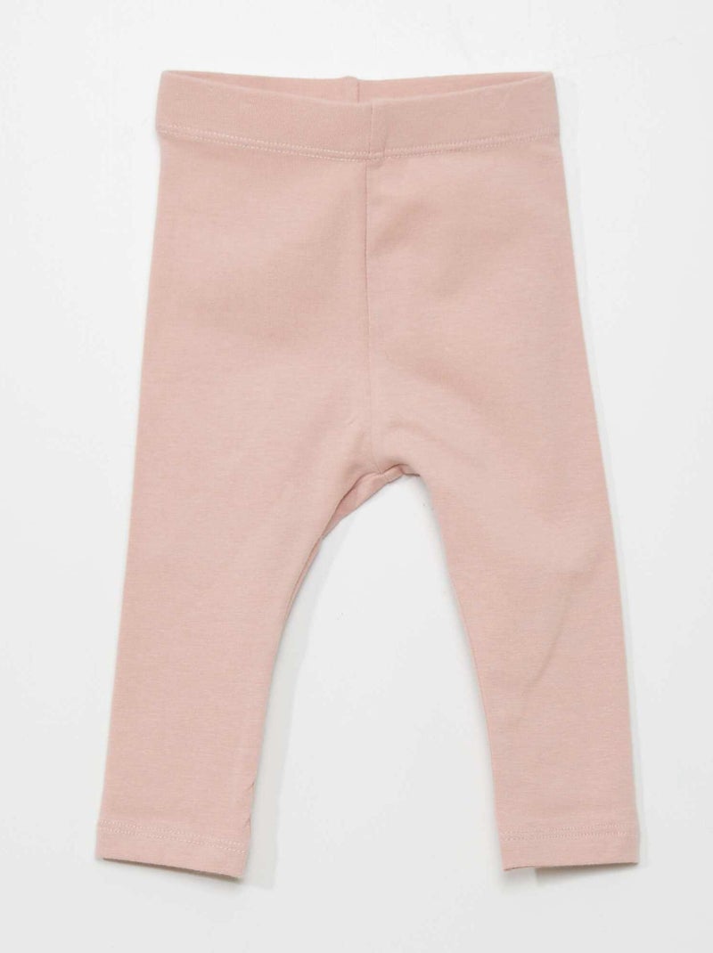 Leggings compridas lisas em malha jersey VIOLETA - Kiabi