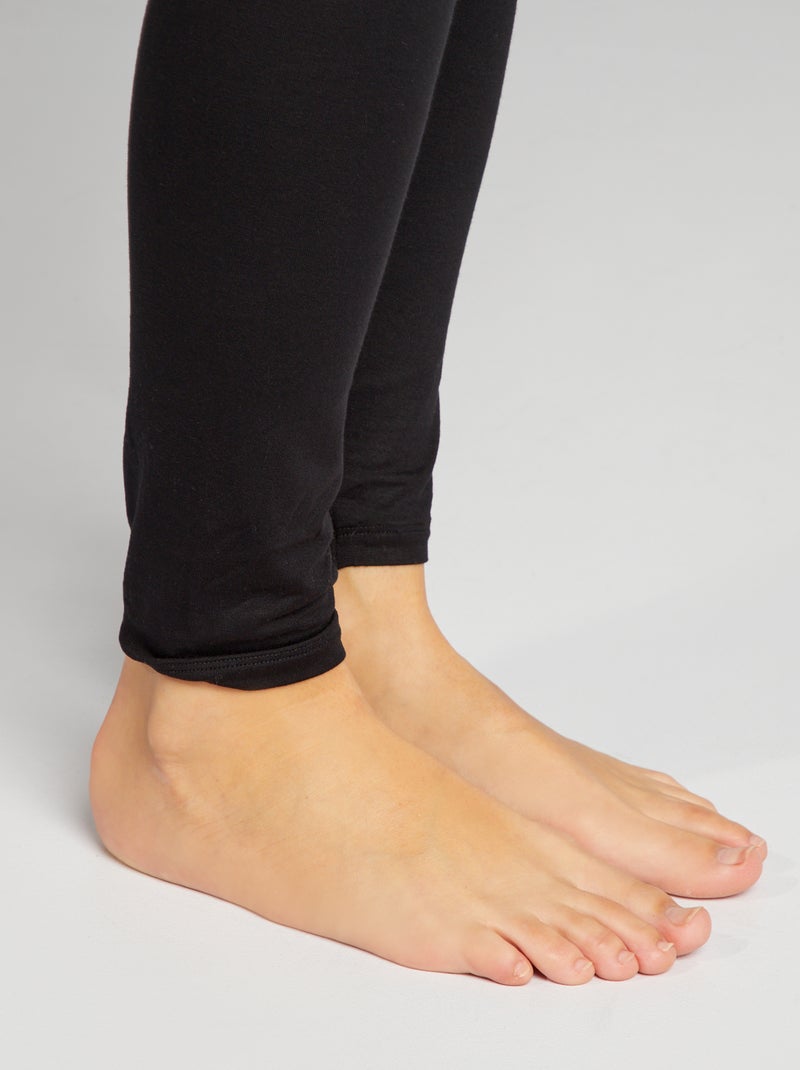 Leggings compridas Preto - Kiabi