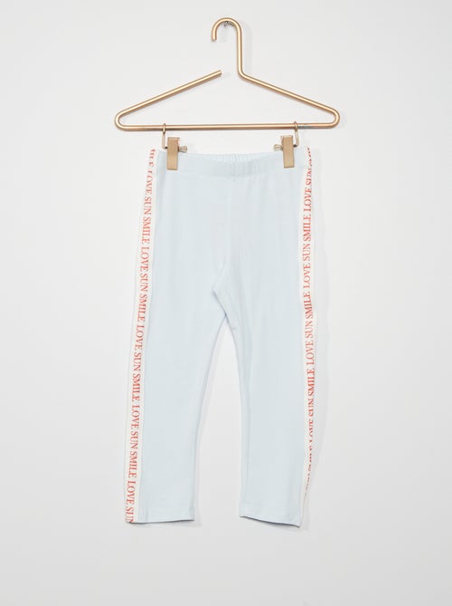 Leggings curtas de fantasia em algodão - Kiabi