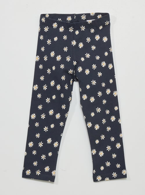 Leggings curtas em jersey com motivos de fantasia - Kiabi