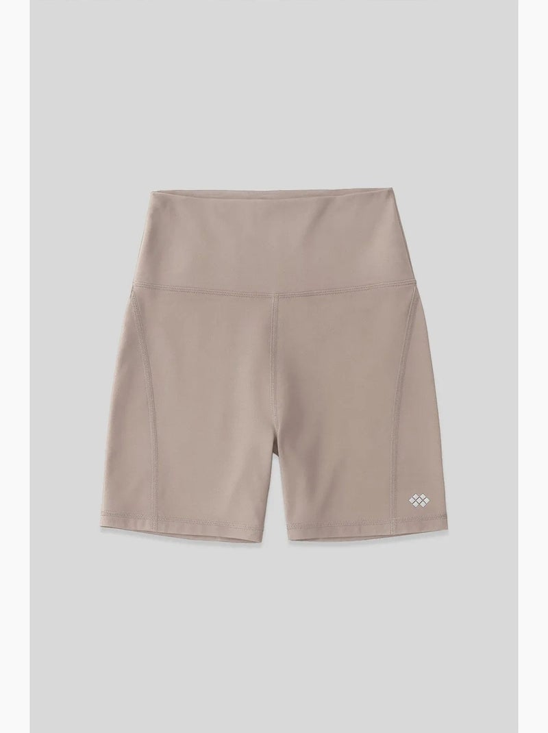 Leggings curtos de cintura subida tommy Areia - Kiabi
