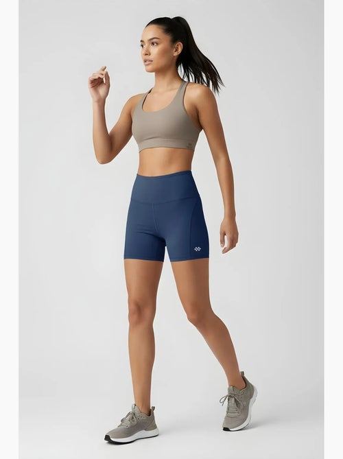 Leggings curtos de cintura subida tommy - Kiabi