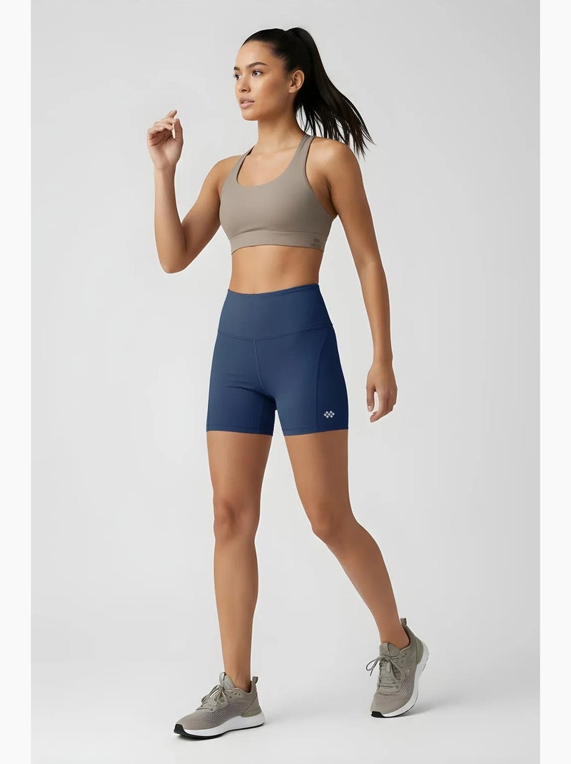 Leggings curtos de cintura subida tommy Azul-marinho - Kiabi