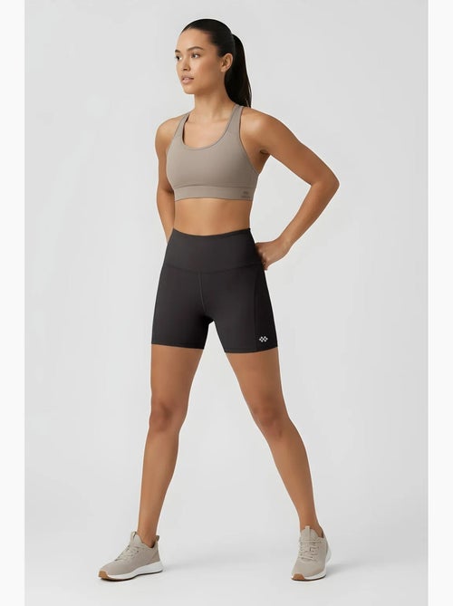 Leggings curtos de cintura subida tommy - Kiabi