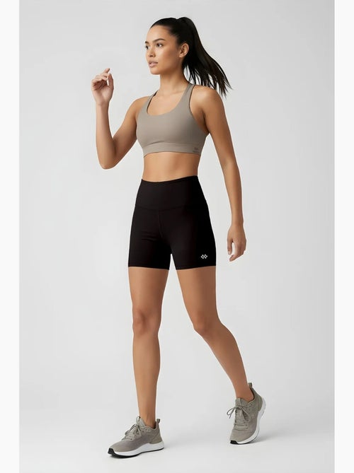 Leggings curtos de cintura subida tommy - Kiabi