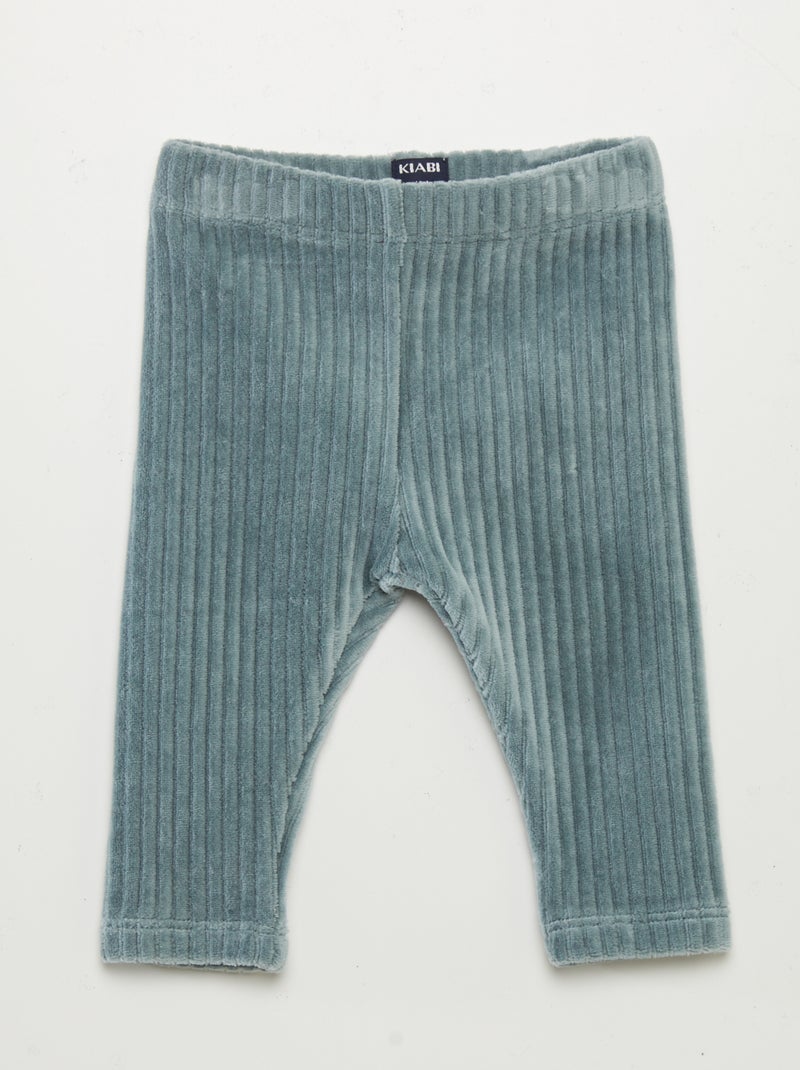 Leggings de bombazina AZUL - Kiabi