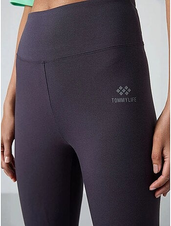 Leggings de cintura subida em algodão e elastano tommy