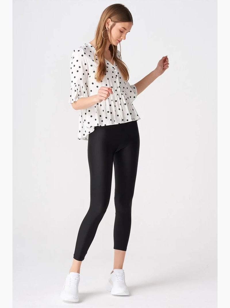 Leggings de cintura subida slim fit dilvin Preto - Kiabi