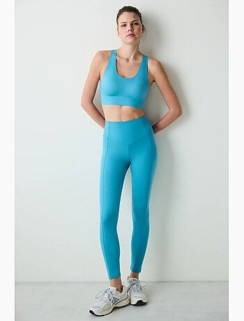 Leggings de comprimento até o tornozelo com cintura alta e detalhe de costura stitch waist penti