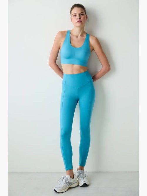 Leggings de comprimento até o tornozelo com cintura alta e detalhe de costura stitch waist penti - Kiabi