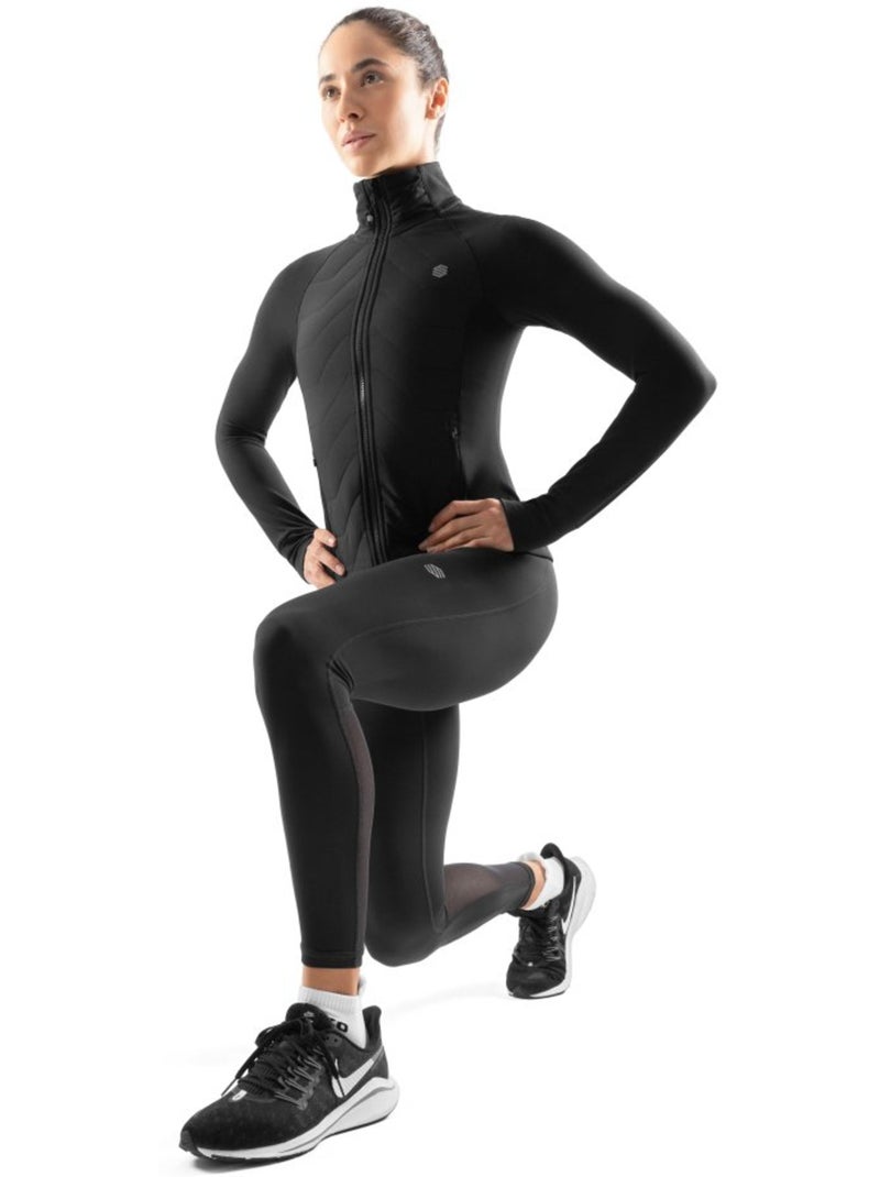 Leggings de corrida para mulher Preto - Kiabi