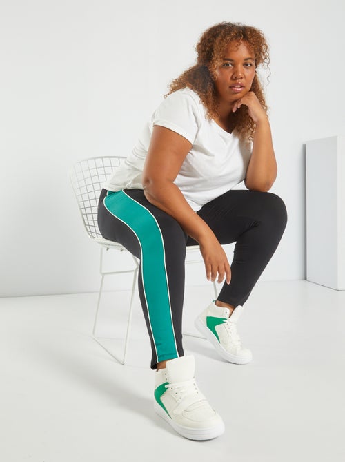 Leggings de desporto color-block - Kiabi
