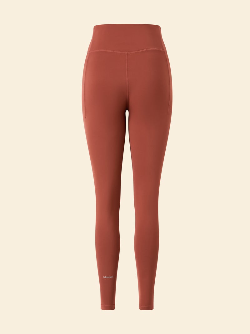 Leggings de desporto com bolsos - (ekstract) Castanho - Kiabi