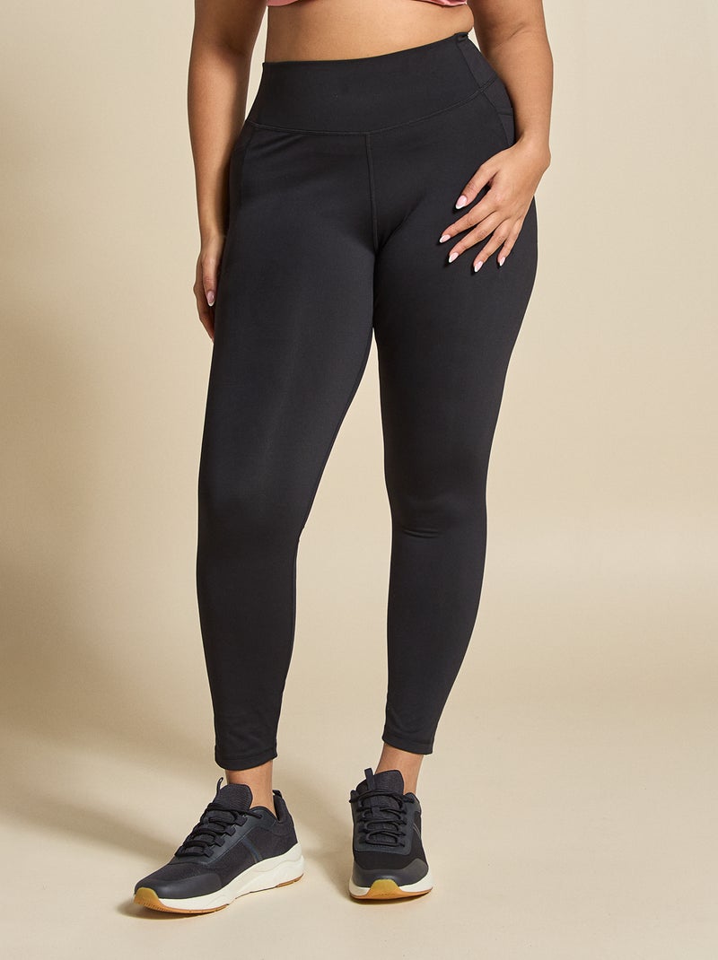 Leggings de desporto com bolsos - (ekstract) Preto - Kiabi